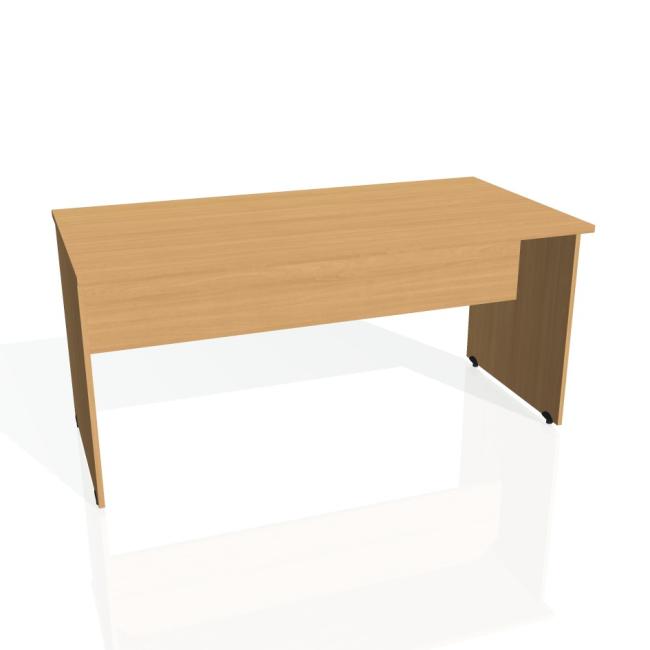 Gate conference table, 160x75.5x80 cm, beech/beech