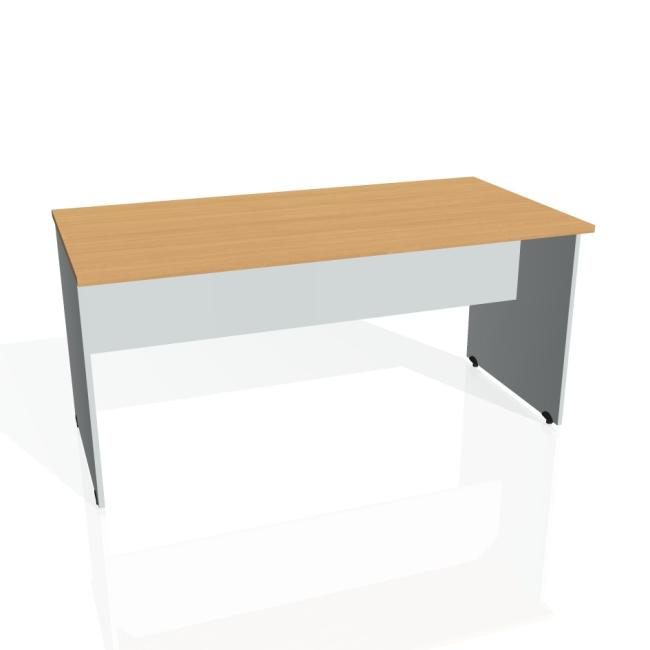 [ON160528] Gate meeting table, 160x75.5x80 cm, beech/grey
