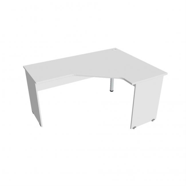 [ON160599] Gate desk, ergo, left, 160x75.5x120 cm, white/white