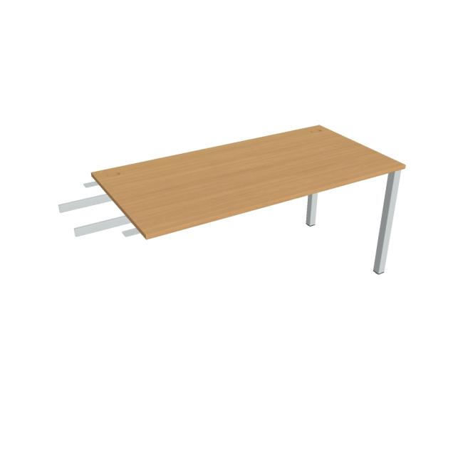 Work table Uni, chain, 160x75.5x80 cm, beech/grey