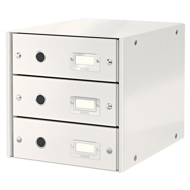 Drawer box Leitz Click & Store 3 drawers white