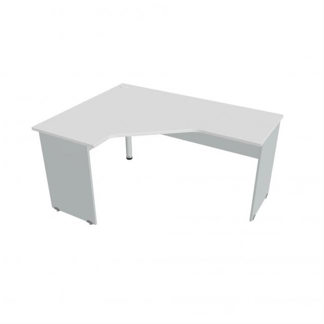 [ON160698] Gate desk, ergo, right, 160x75.5x120 cm, white/grey