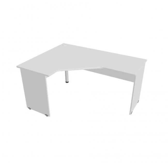[ON160699] Gate desk, ergo, right, 160x75.5x120 cm, white/white