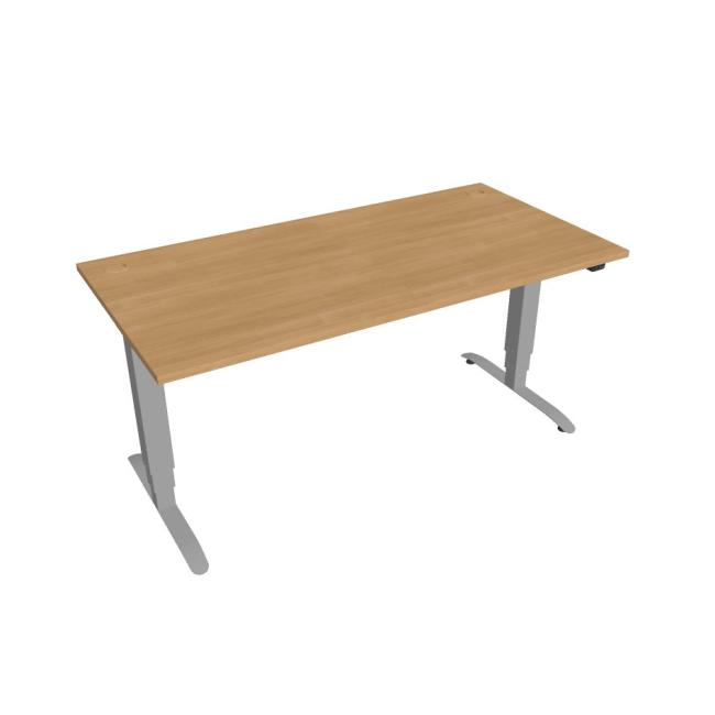[ON160742] Motion desk, ZO, 3S, 160x61 - 128x80 cm, oak/grey