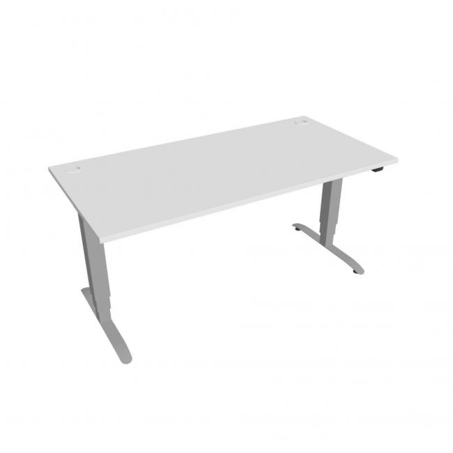[ON160792] Motion desk, ZO, 3S, 160x61 - 128x80 cm, white/grey