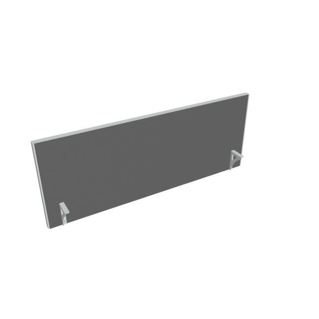 Screen for the edge of the table Akustik, 160 cm, light gray