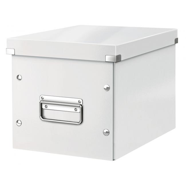 [ES610901] Square box A5 (M) Click & Store pearl white