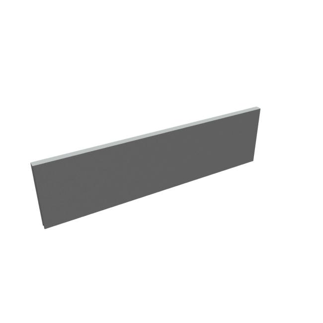 [ON161160] Akustik table screen, 160 cm, light grey