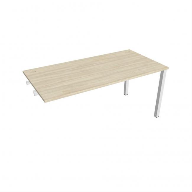 Work table Uni k pozdź. chain, 160x75.5x80 cm, agate/white