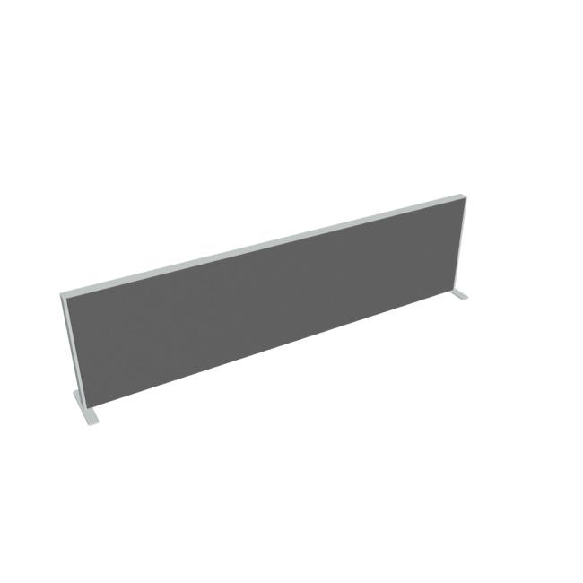 [ON162030] Akustik table screen, 160 cm, light grey