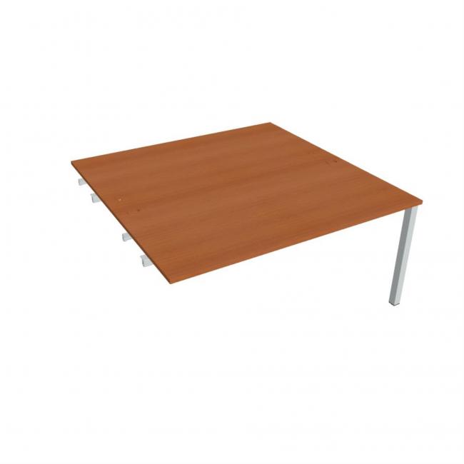 Work table Uni k pozdź. chain, 160x75.5x160 cm, cherry/grey