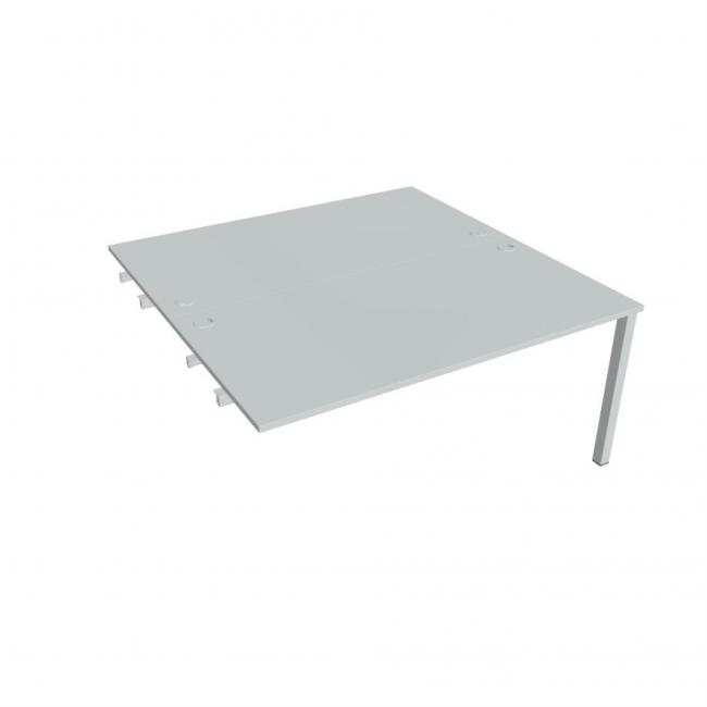 Work table Uni k pozdź. chain, 160x75.5x160 cm, gray/grey
