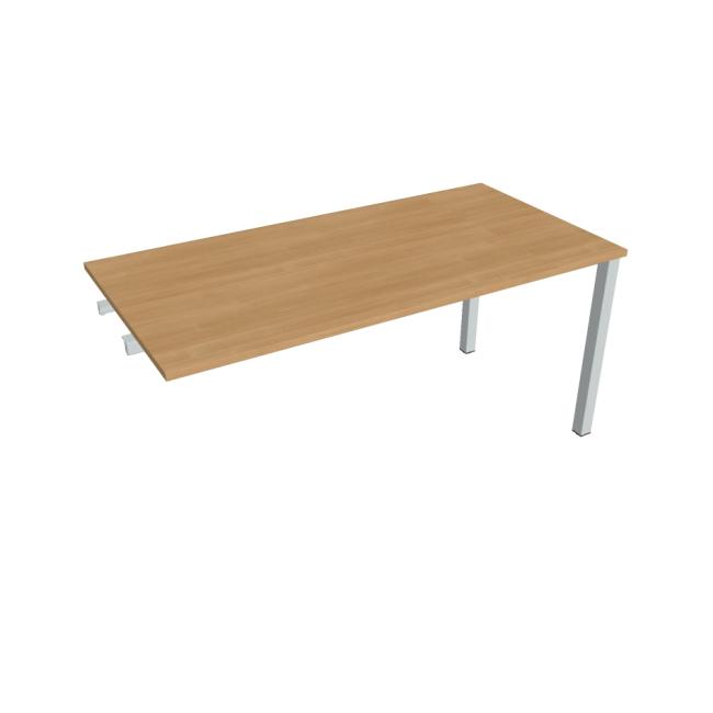 Conference table Uni to late. chain, 160x75.5x80 cm, oak/grey