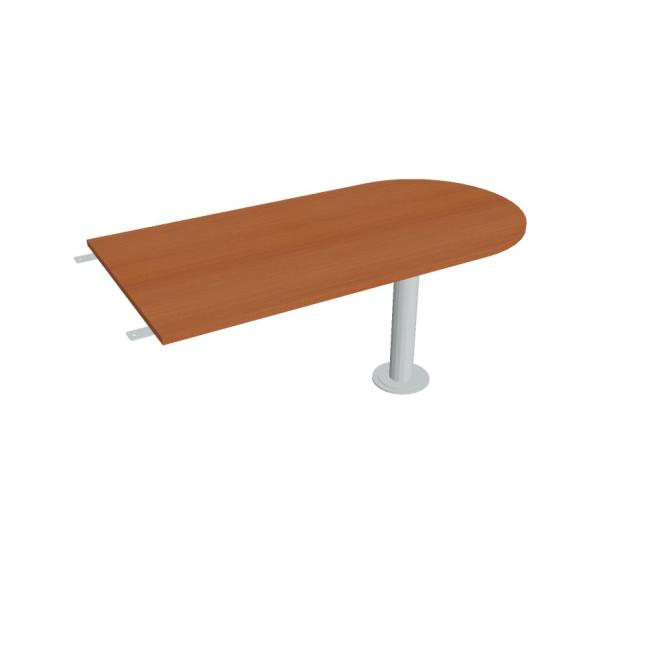 Additional Flex table, 160x75.5x80 cm, cherry/metal