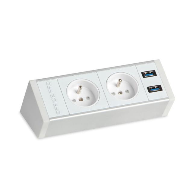 [ON171411] Pevný zásuvkový panel na hranu stola PECZ W 001