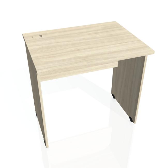 Písací stôl na bránu, 80x75,5x60 cm, achát/agát