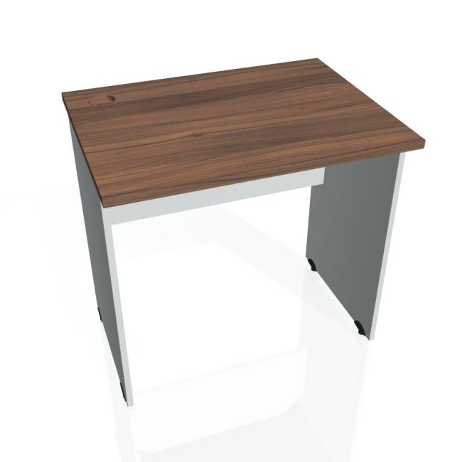 [ON180078] Gate desk, 80x75.5x60 cm, walnut/grey