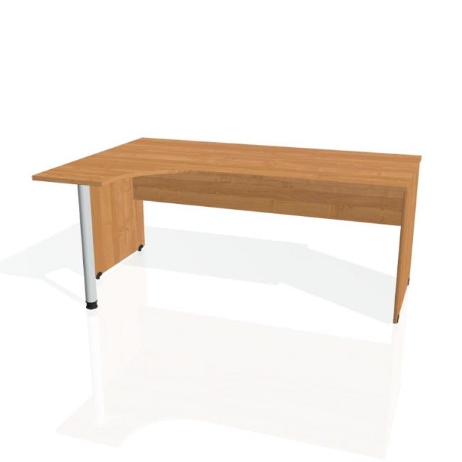 [ON180233] Gate desk, ergo, right, 180x75.5x120 cm, alder/alder