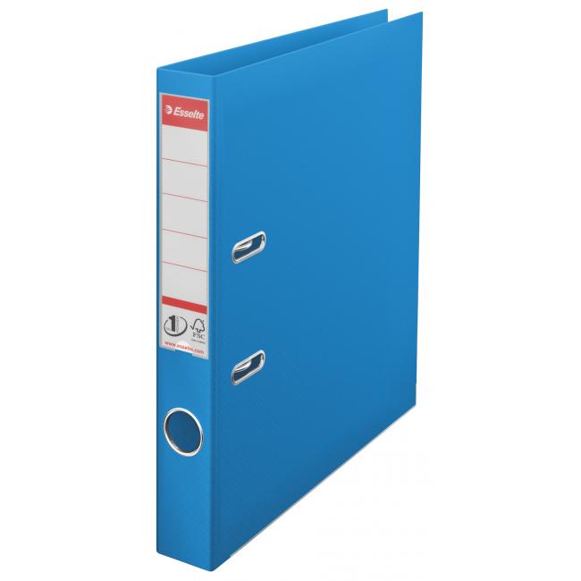 Lever folder Esselte No.1 all-plastic 5cm VIVIDA blue