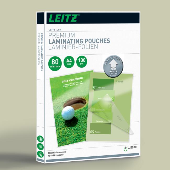 Laminating films Leitz iLAM UDT A4, 80 mic, 100 pcs