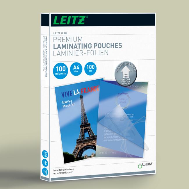 Laminating films Leitz iLAM UDT A4, 100 mic, 100 pcs
