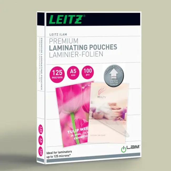 Laminating films Leitz iLAM UDT A5, 125 mic, 100 pcs