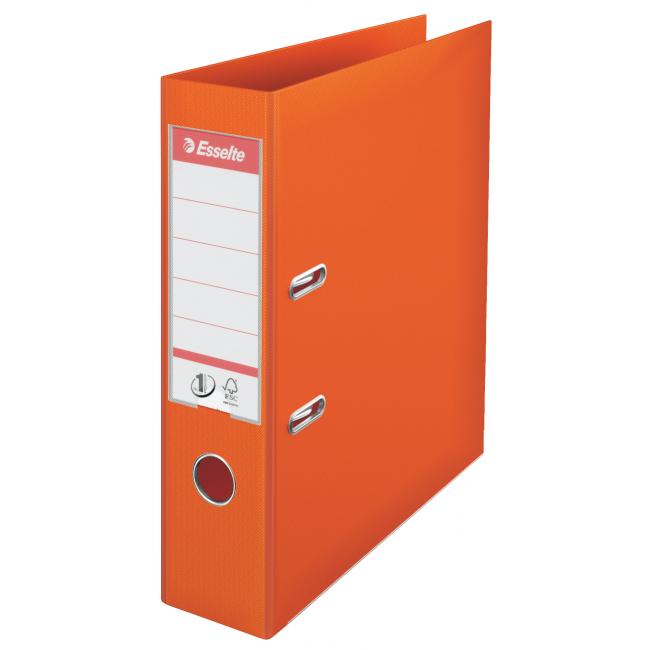 Lever filer Esselte No.1 all-plastic 7.5 cm orange