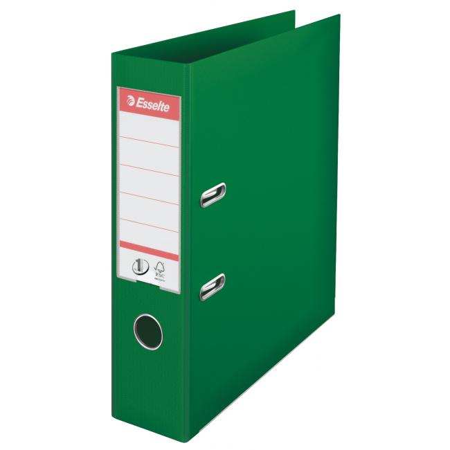Lever filer Esselte No.1 all-plastic 7.5cm green