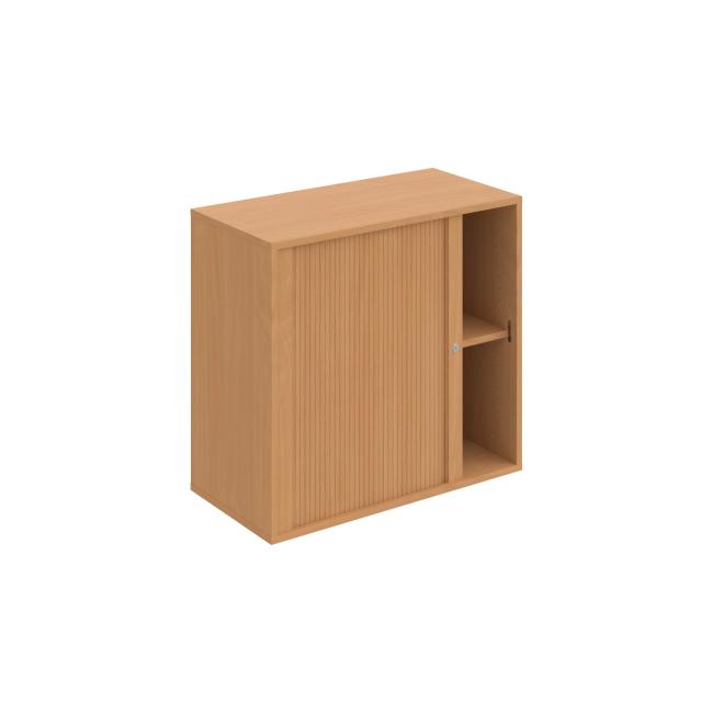 Drive shelf cabinet, lock, 80x74x40 cm, beech/beech