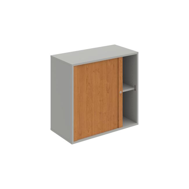 Drive shelf cabinet, lock, 80x74x40 cm, alder/grey