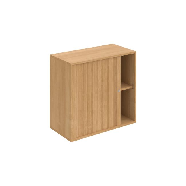 Drive shelf cabinet, lock, 80x74x40 cm, oak/oak
