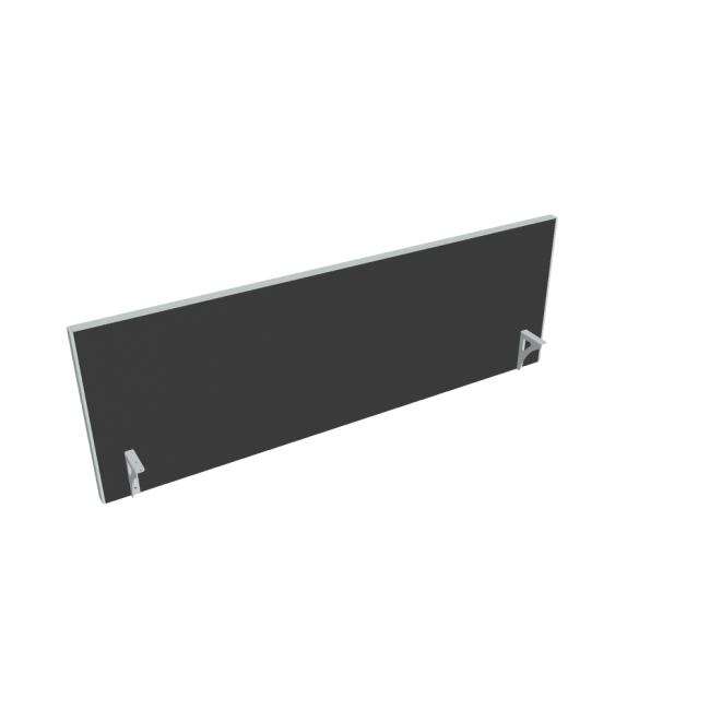 Akustik table edge screen, 180 cm, anthracite