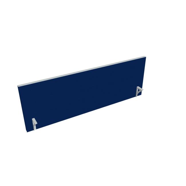 Akustik table edge screen, 180 cm, blue