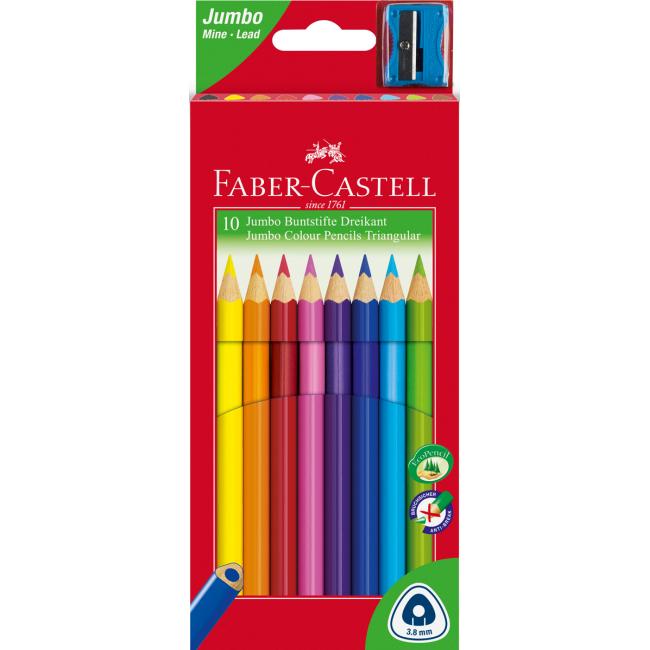 Uchopovacie pastelky Faber Castell Junior, 10 ks