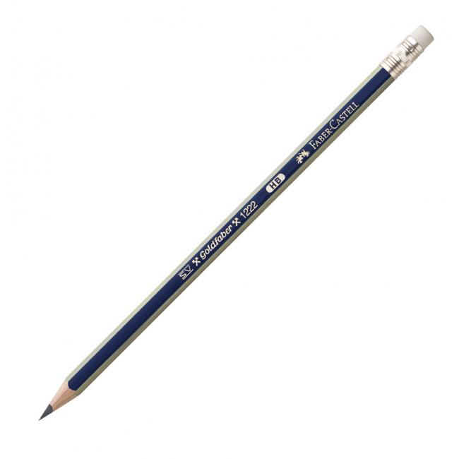 Faber Castell Goldfaber 1222 pencil with eraser 12 pcs