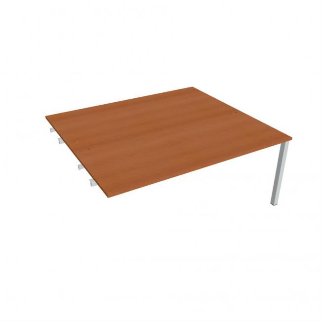 Work table Uni k pozdź. chain, 180x75.5x160 cm, cherry/grey