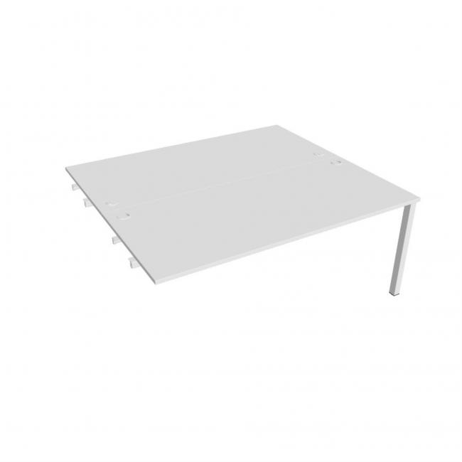 Work table Uni k pozdź. chain, 180x75.5x160 cm, white/white