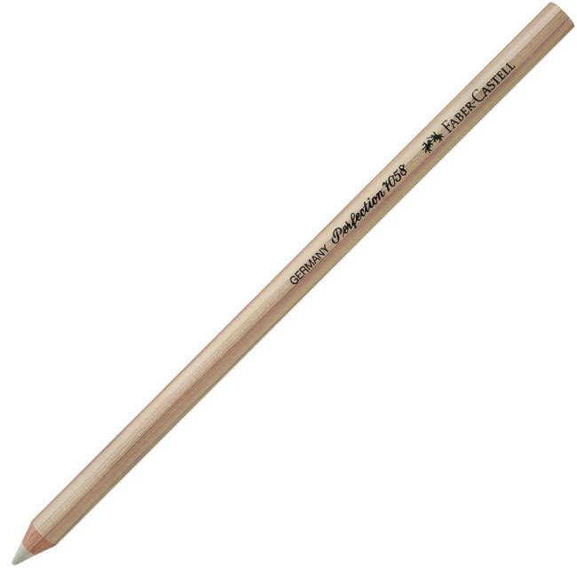 [FC185812] Eraser in pencil 7058 white 12 pcs