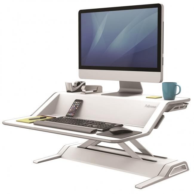 [FE000990] Polohovateľný stojan Sit-Stand Lotus white