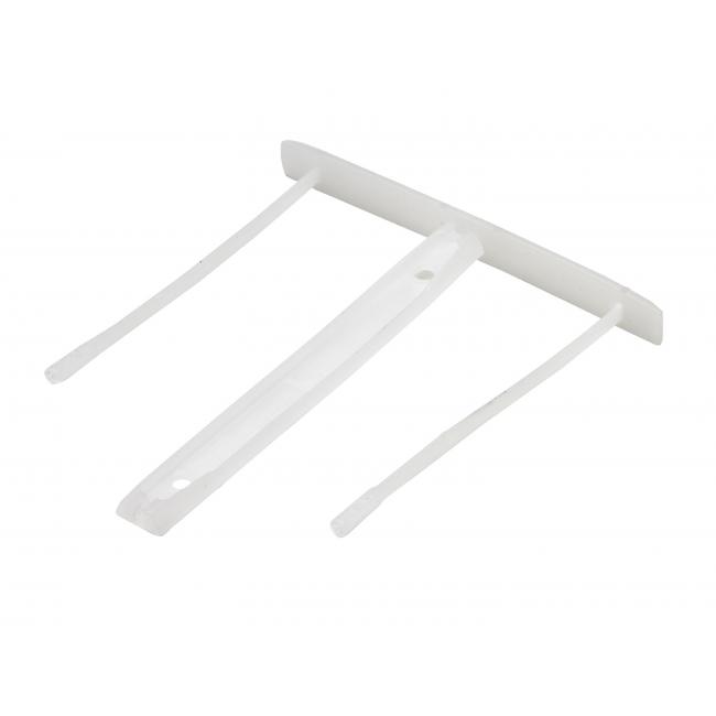 Fellowes archival plastic clip, length 80 mm, 100 pcs