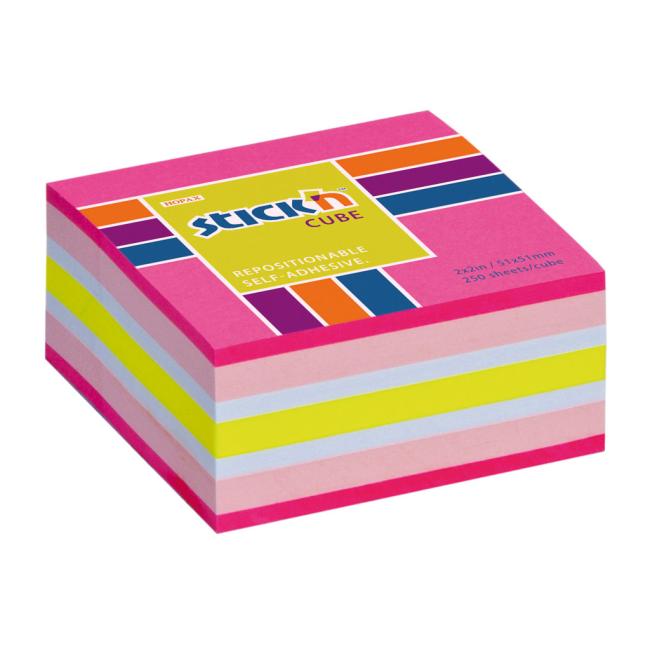 [AV021533] Stick'n Hopax mini samolepiaca podložka, 51x51 mm, mix ružová