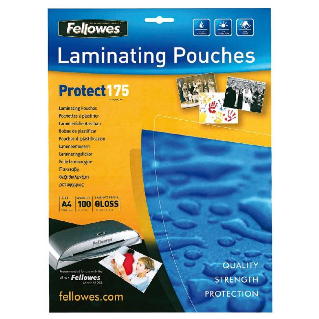 [FE530870] Fellowes laminovacie fólie 216x303 A4 175mic