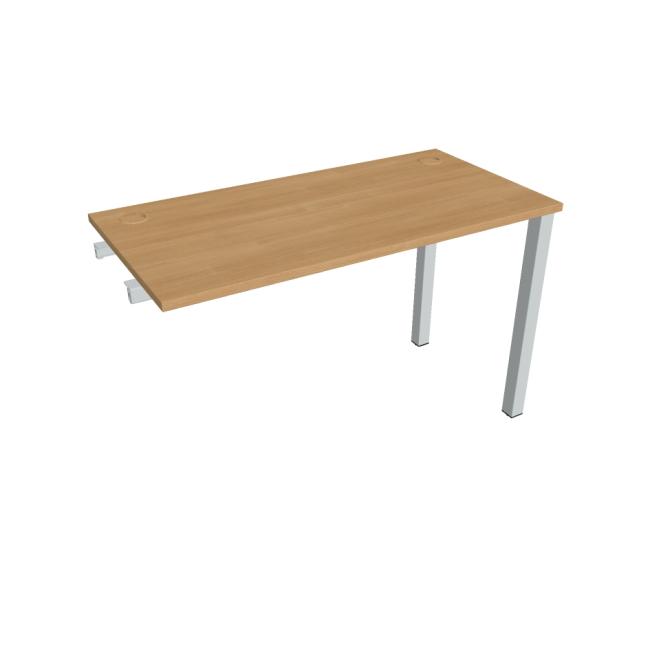 Work table Uni k pozdź. chain, 120x75.5x60 cm, oak/white