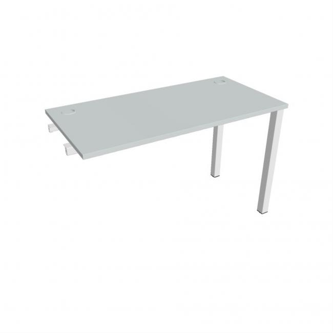 Work table Uni k pozdź. chain, 120x75.5x60 cm, grey/white