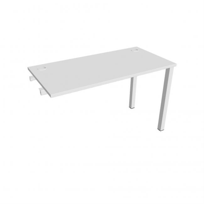 Work table Uni k pozdź. chain, 120x75.5x60 cm, white/white