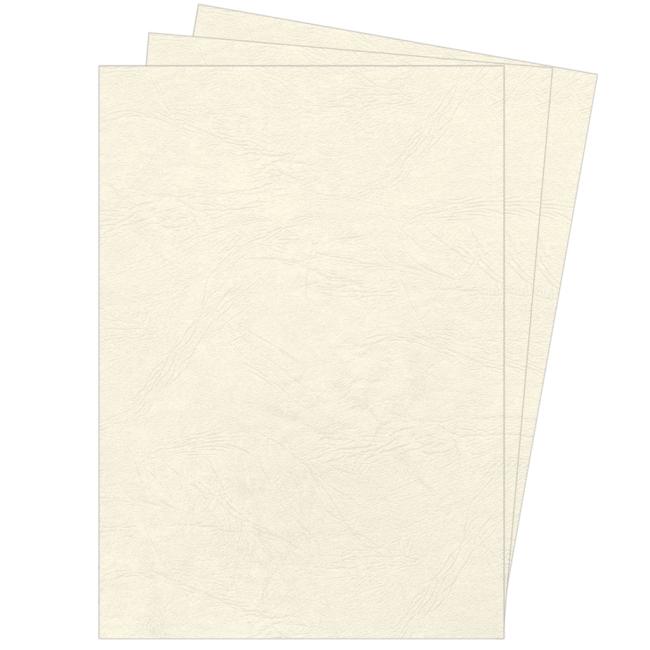 Cardboard envelopes for ring binding Delta leather A4 ivory