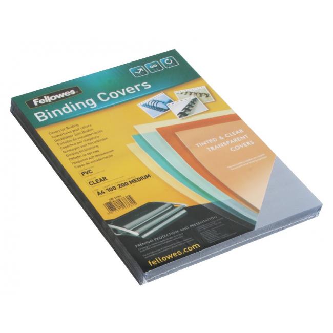 Plastic envelopes for ring binding Prestige A3 200 mic. clear