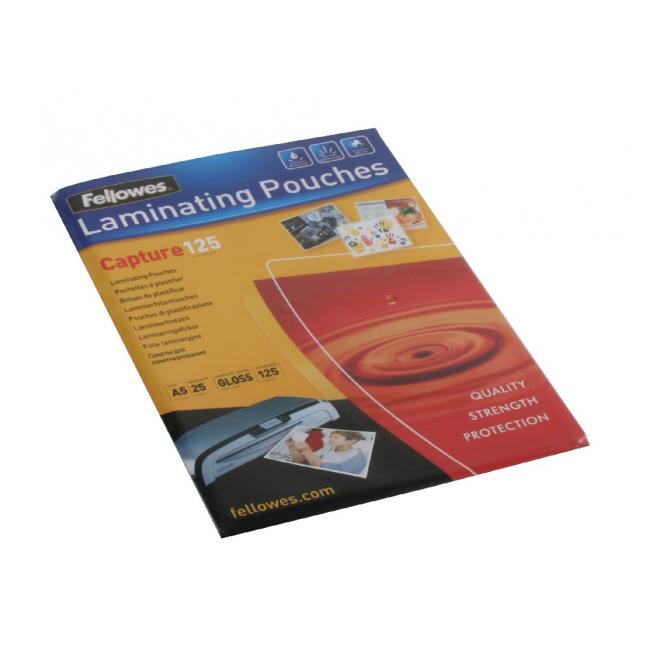 [FE539610] Fellowes laminating films 154x216 125mic 25 pcs