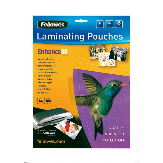 [FE545210] Laminovacie fólie Fellowes 216x303 A4 80mic mat