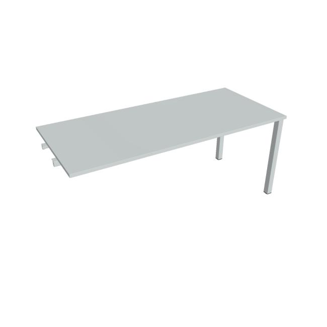 Conference table Uni to late. chain, 180x75.5x80 cm, gray/grey